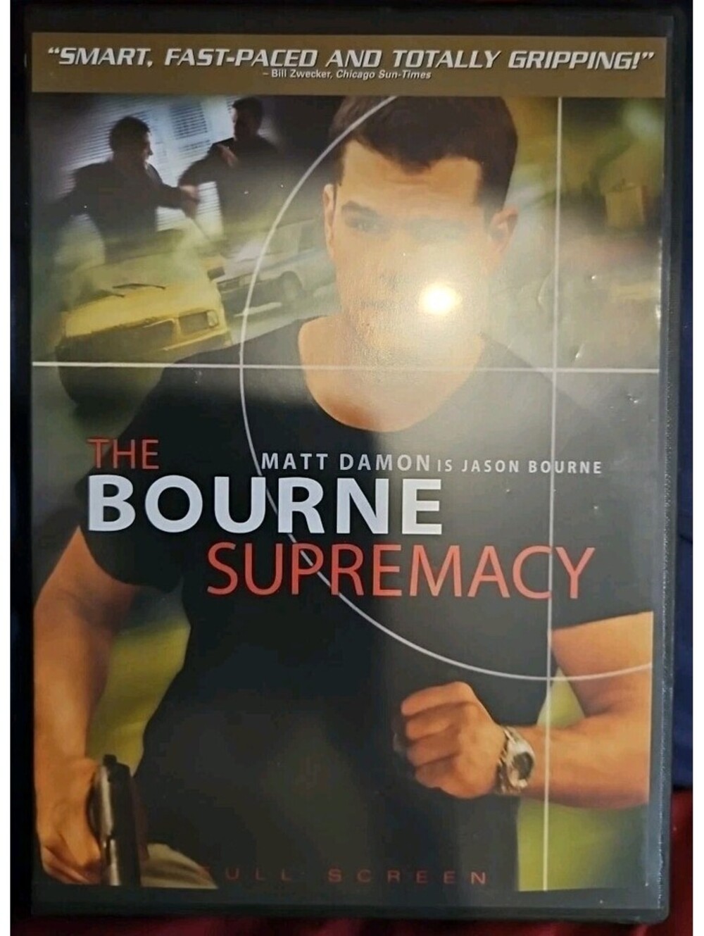 The Bourne Supremacy (DVD, 2004) Slim Case. Cropped Artwork. Tested